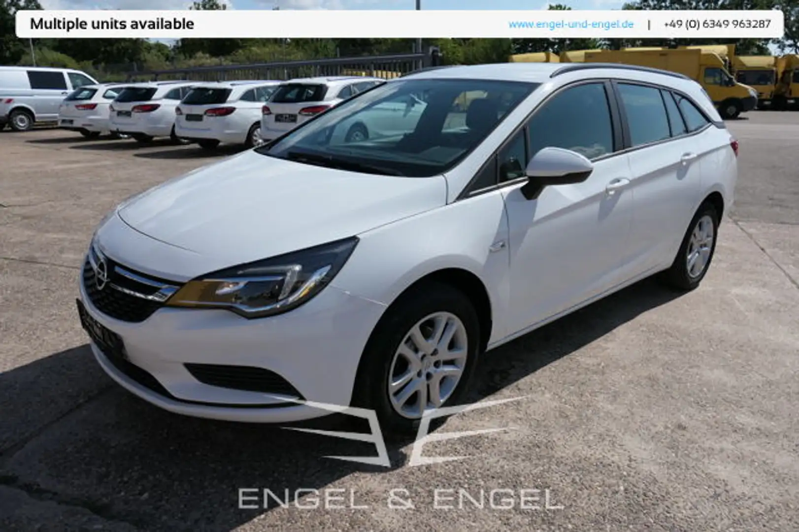 Opel Astra K 1.4 Turbo CNG Edition Klima COC Weiß - 1