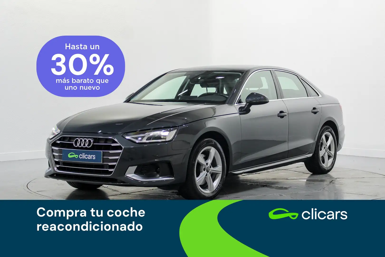 Audi A4 30 TDI Advanced S tronic 100kW Gris - 1
