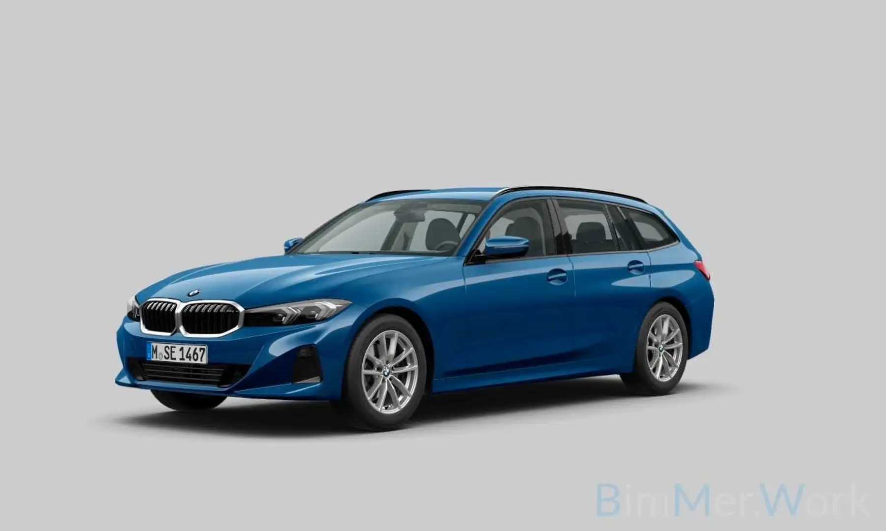 BMW 320 d xDrive*CURVED DISPLAY*AHK*LED Blau - 1