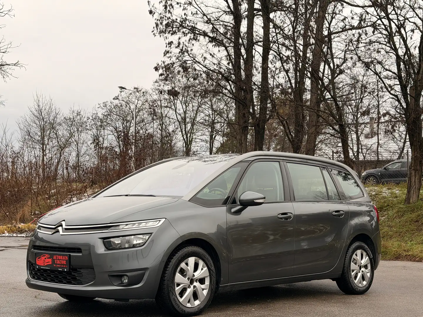 Citroen Grand C4 Picasso 1.6 Blue-HD*Garantie,Automatik,Service heft* Grau - 2