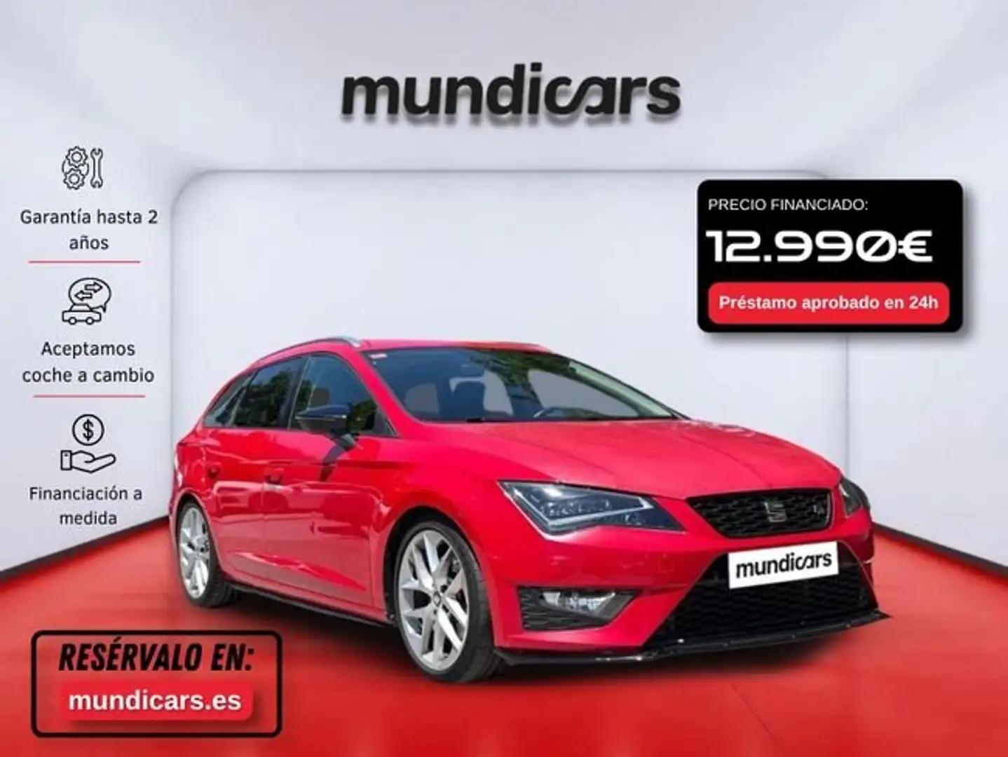 SEAT Leon 2.0 TDI 135kW (184CV) St&Sp FR Rojo - 1
