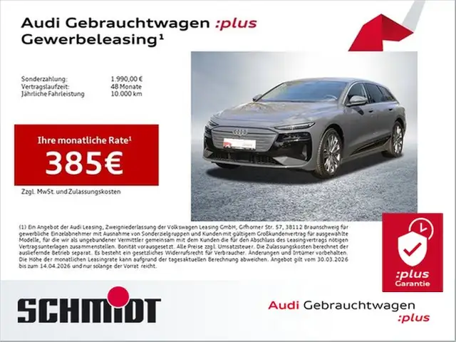 Audi A6 e-tron Avant LM20 AHK ACC Matrix LED Sports. Beifahrer...