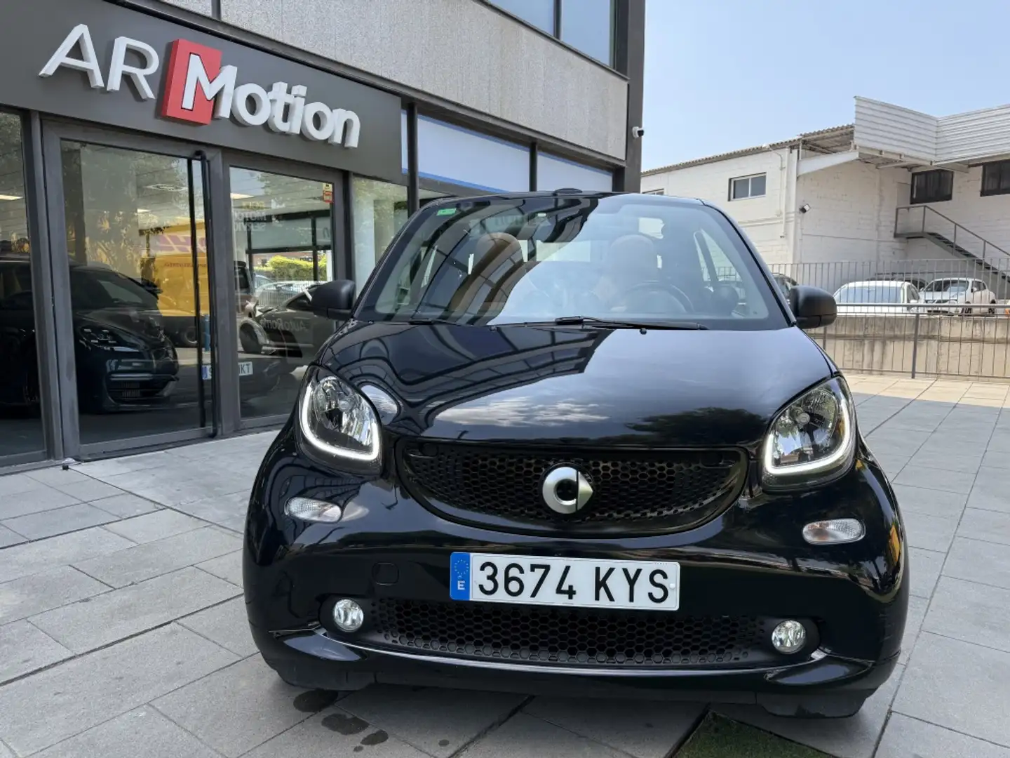 smart forTwo Cabrio 66 Passion Aut. Negro - 2