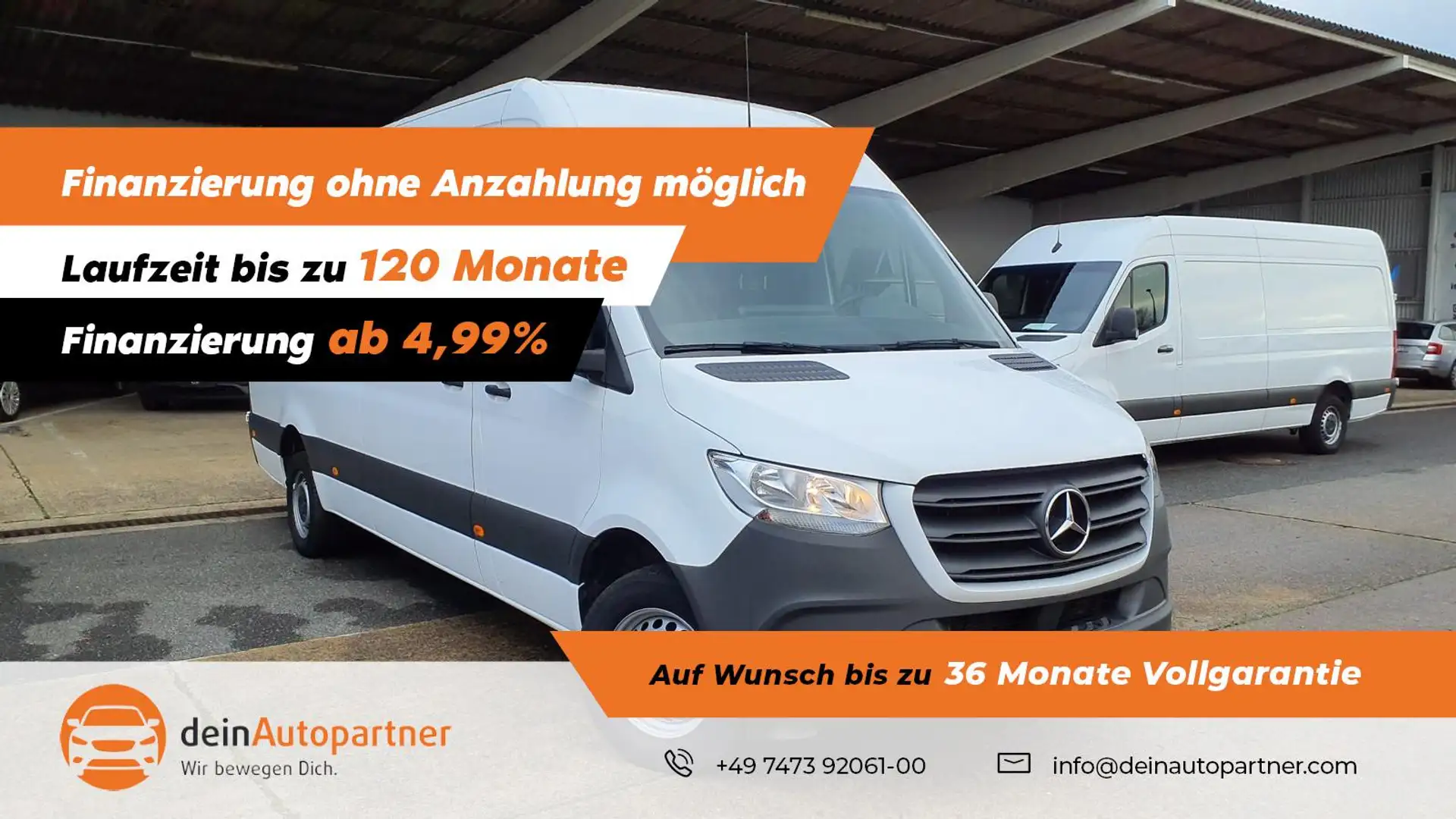 Mercedes-Benz Sprinter 317 CDI RWD L3 DAB/KLIMA/TEMPOMAT Weiß - 1