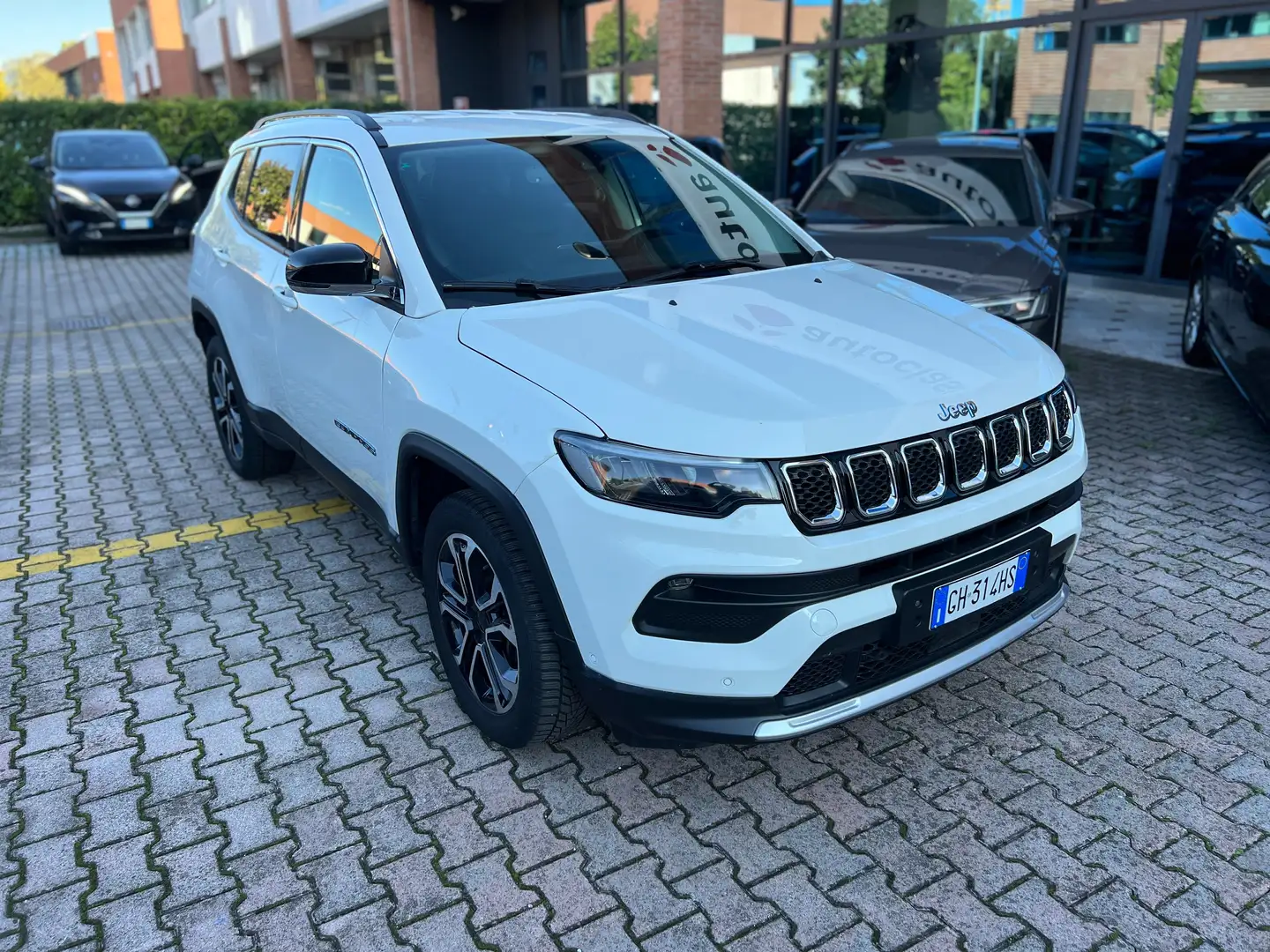 Jeep Compass Compass II 2021 1.3 turbo t4 phev Limited 4xe auto Blanc - 1