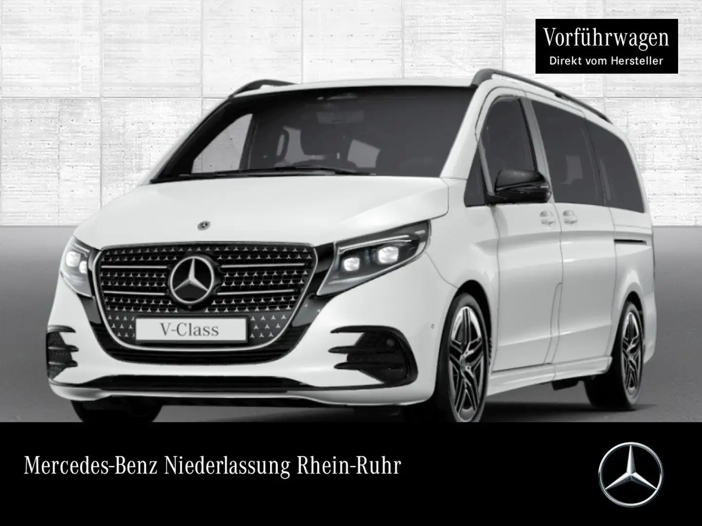 Mercedes-Benz V 300 d AMG+9G+Klimaautom.+Navi+DIS+e.Türen Weiß - 1