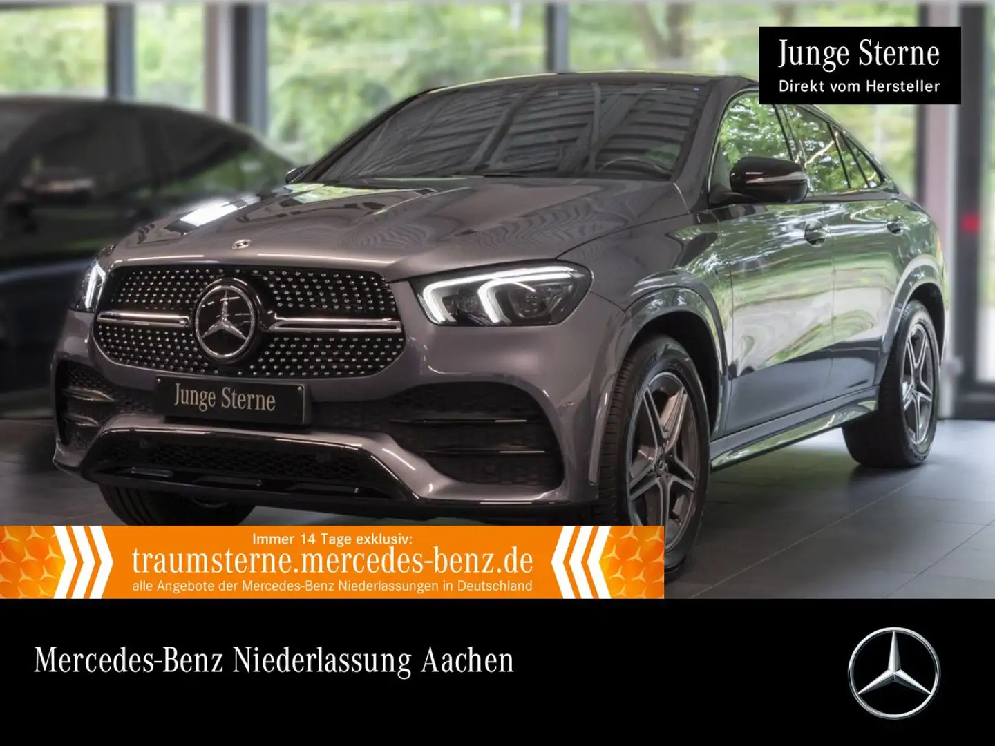 Mercedes-Benz GLE 350 e Coupé 4M AMG+NIGHT+PANO+360+MULTIBEAM Grau - 1