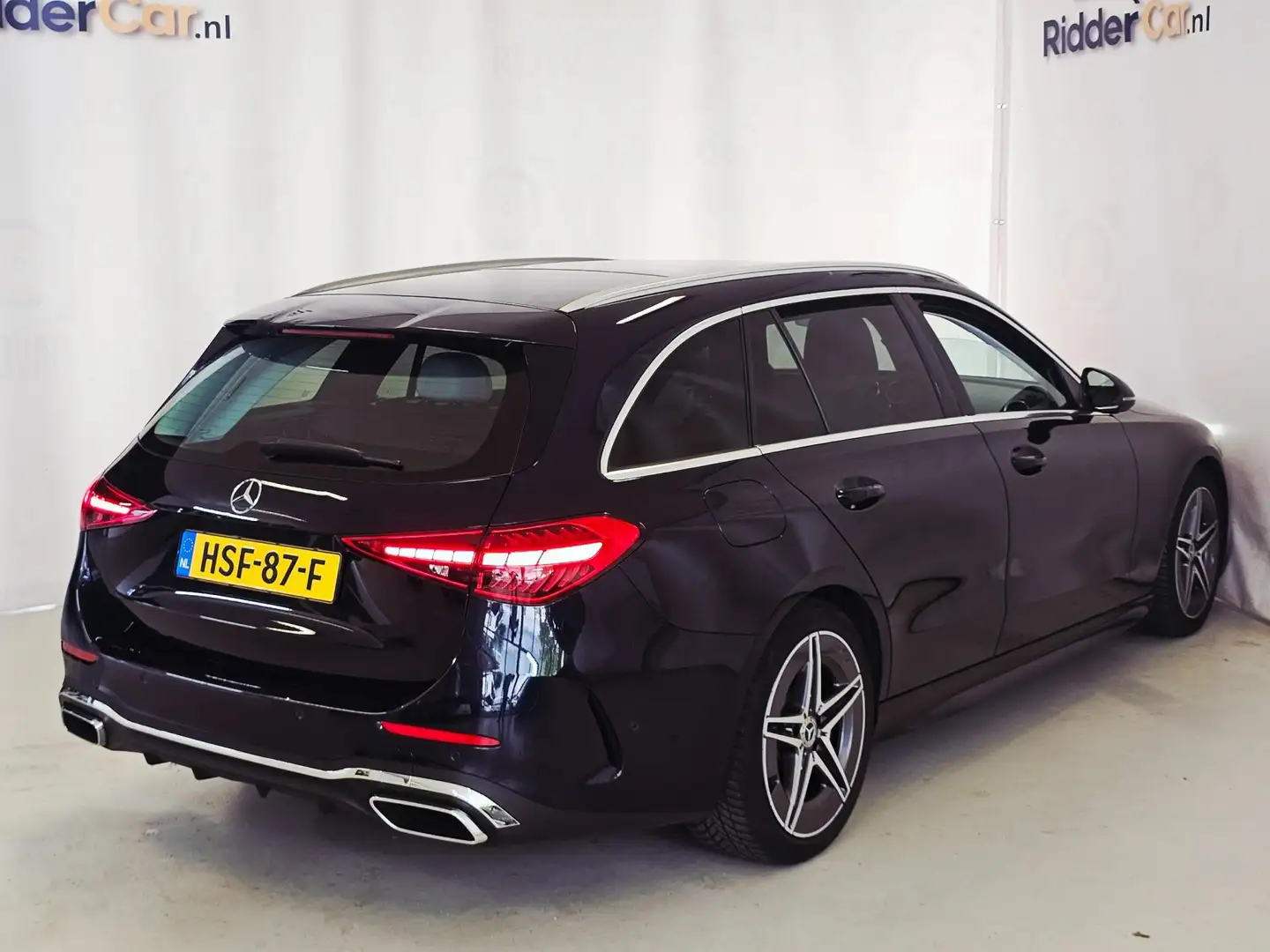 Mercedes-Benz C 200 Estate AMG Line|GARANTIE|FACELIFT|LED|CARBON|ELEK Blauw - 2