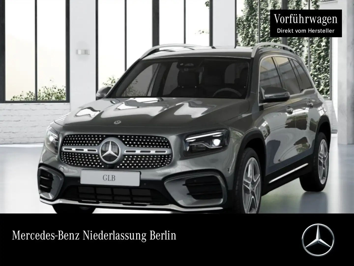 Mercedes-Benz GLB 200 AMG+360°+AHK+MULTIBEAM+TOTW+KEYLESS+7G Grau - 1