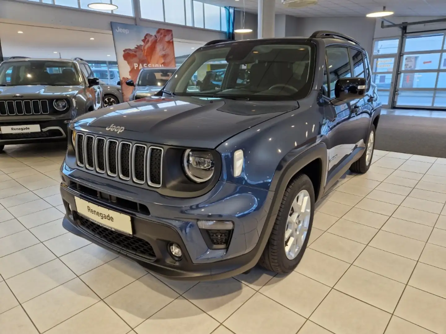 Jeep Renegade LIMITED LED NAVI ACC PDC WINTER PAKET Blauw - 1