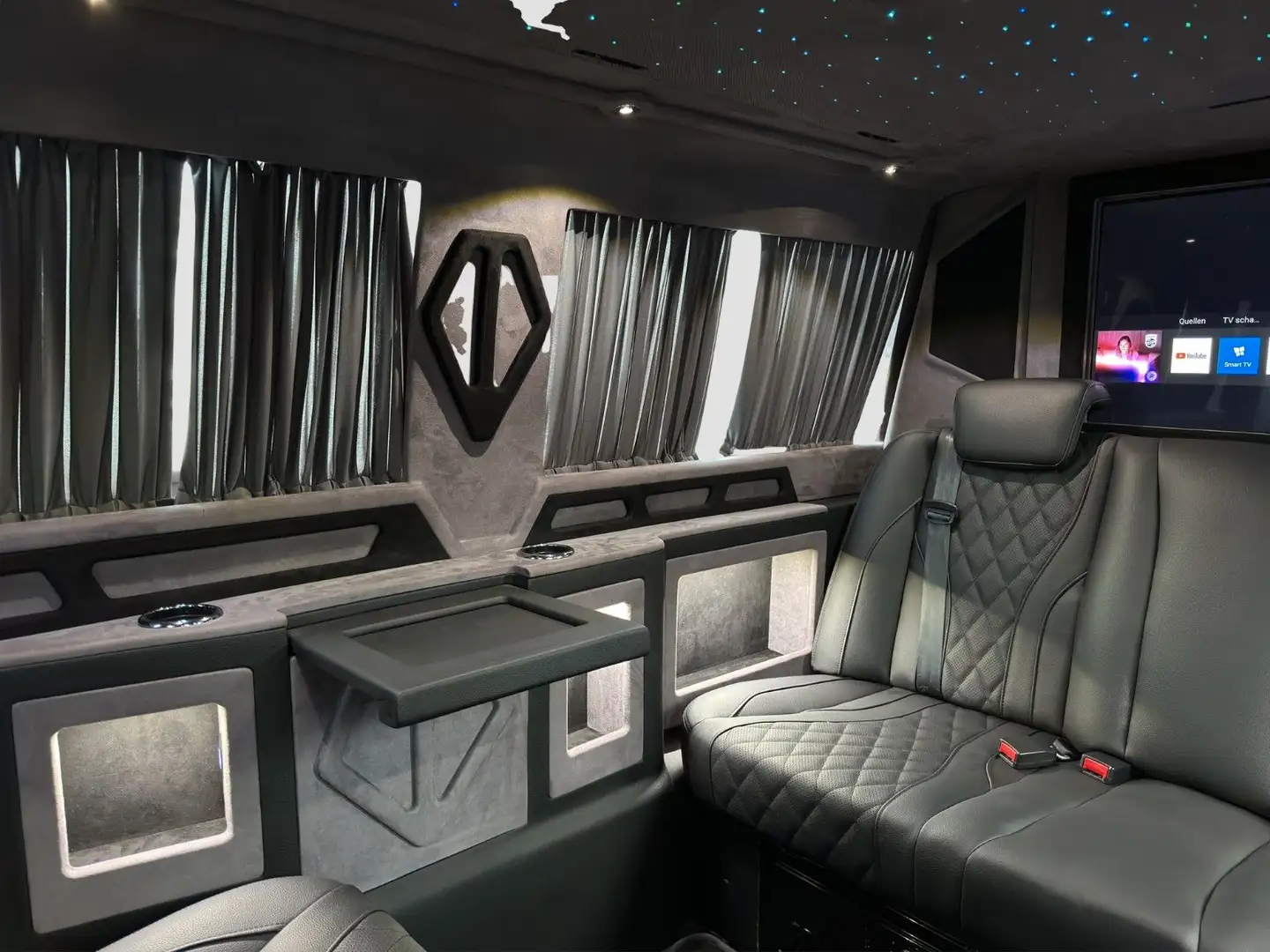 Volkswagen T5 Transporter T5 2.5 TDI DSG VIP Shuttle Umbau Leder AHK PDC Blanc - 1