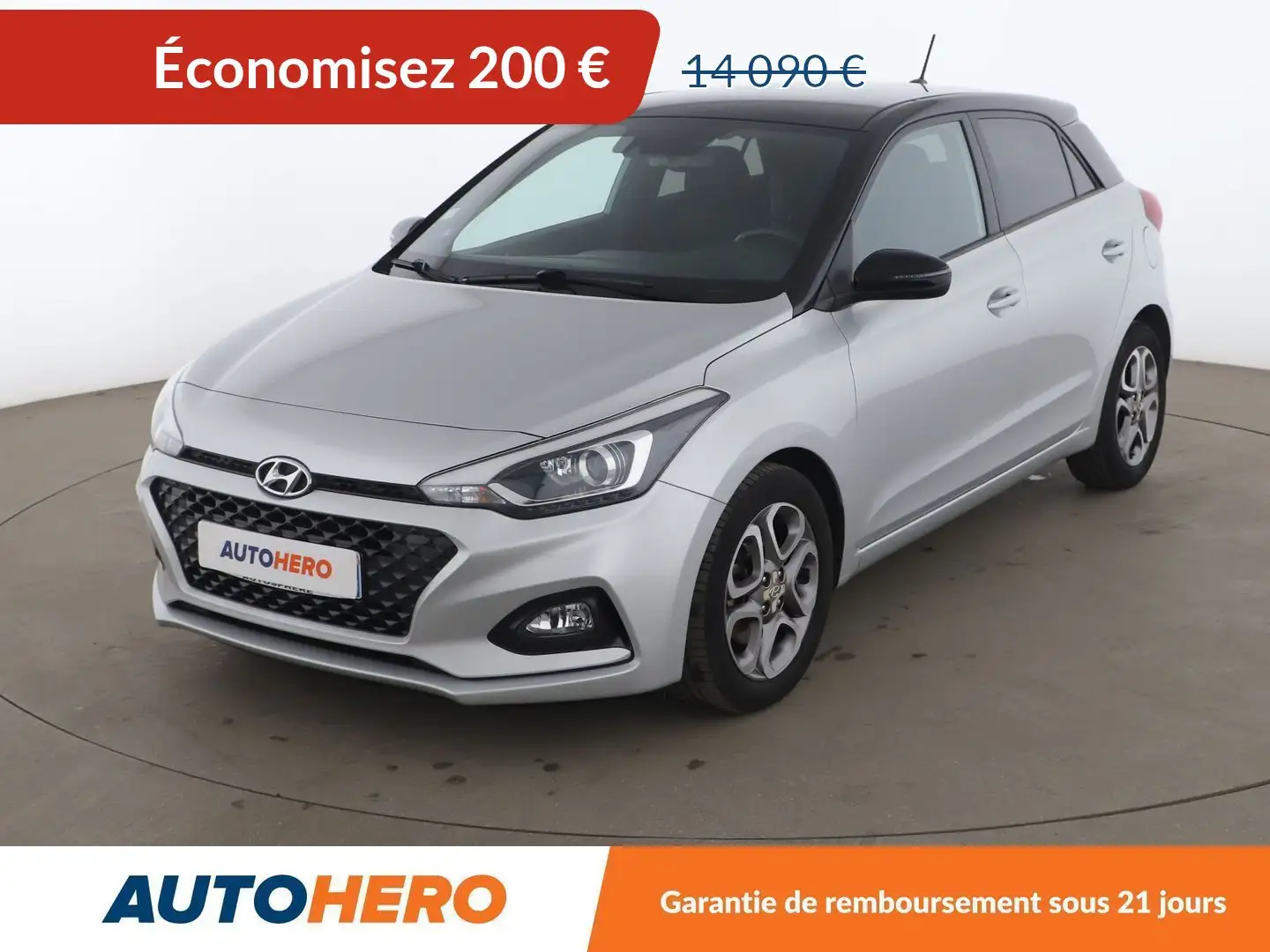 Hyundai i20 1.0 T-GDi Edition Mondial 2019 DCT-7 Gris - 1