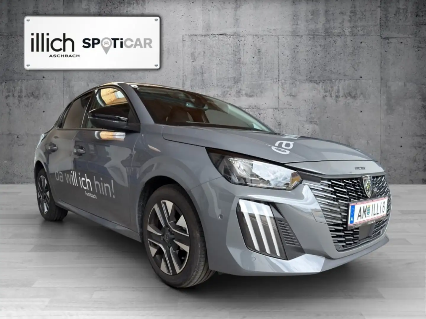 Peugeot 208 ALLURE PureTech 100 6-Gang-Manuell Grau - 1