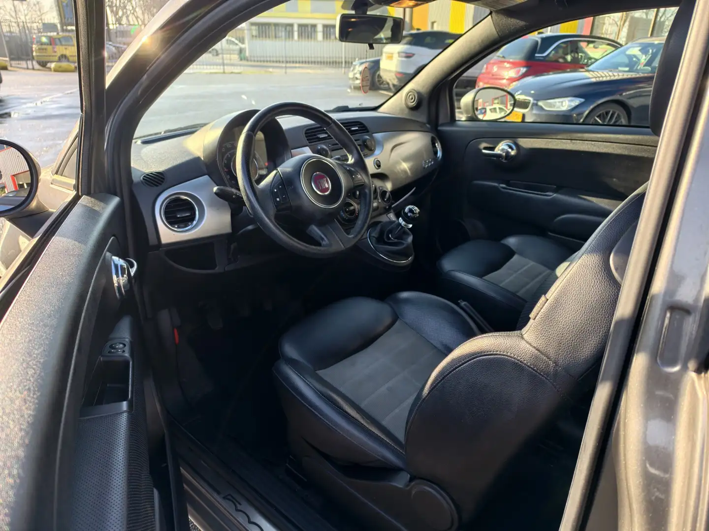 Fiat 500 0.9 TwinAir BiColore / LEER / SP VLG / OHB / Grau - 2