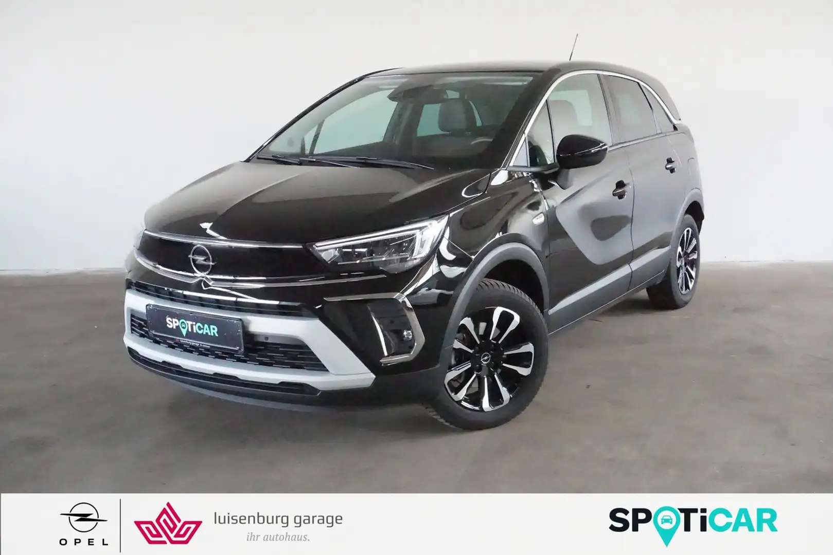 Opel Crossland Elegance Paket 1.2 Turbo | Navi | SHZ Schwarz - 1
