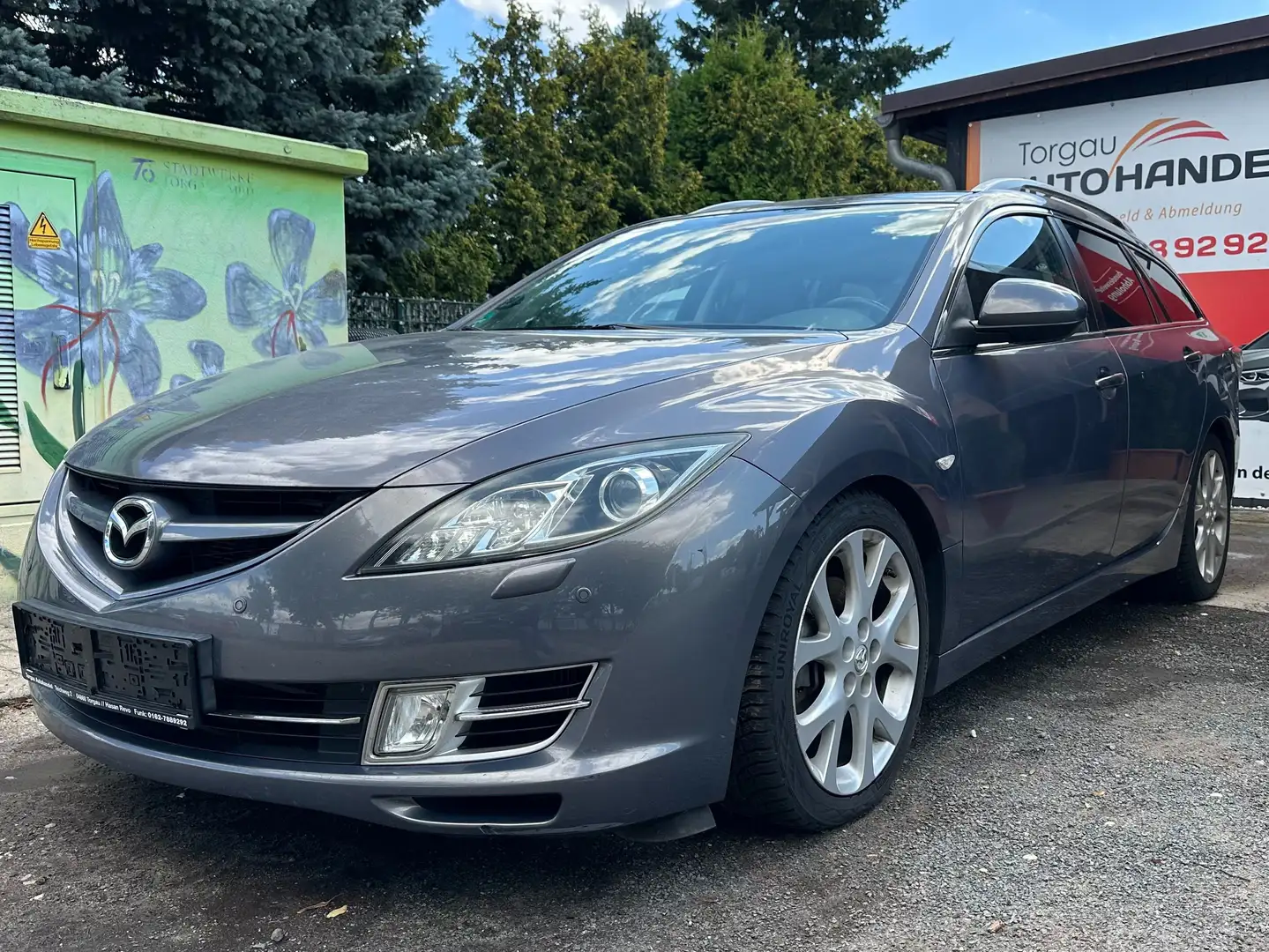 Mazda 6 2.2CRDT/NICHT FAHRBEREIT/SHZ.-Vollleder/NAVI/klima Grau - 1