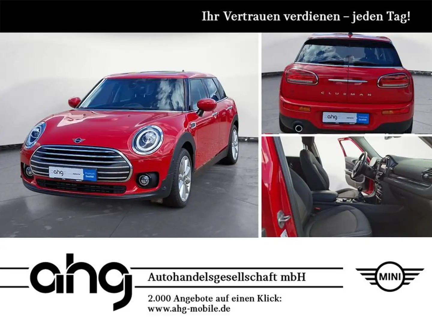 MINI One Clubman PANO, PDC Sitzheizung, Klimaautomati Rot - 1