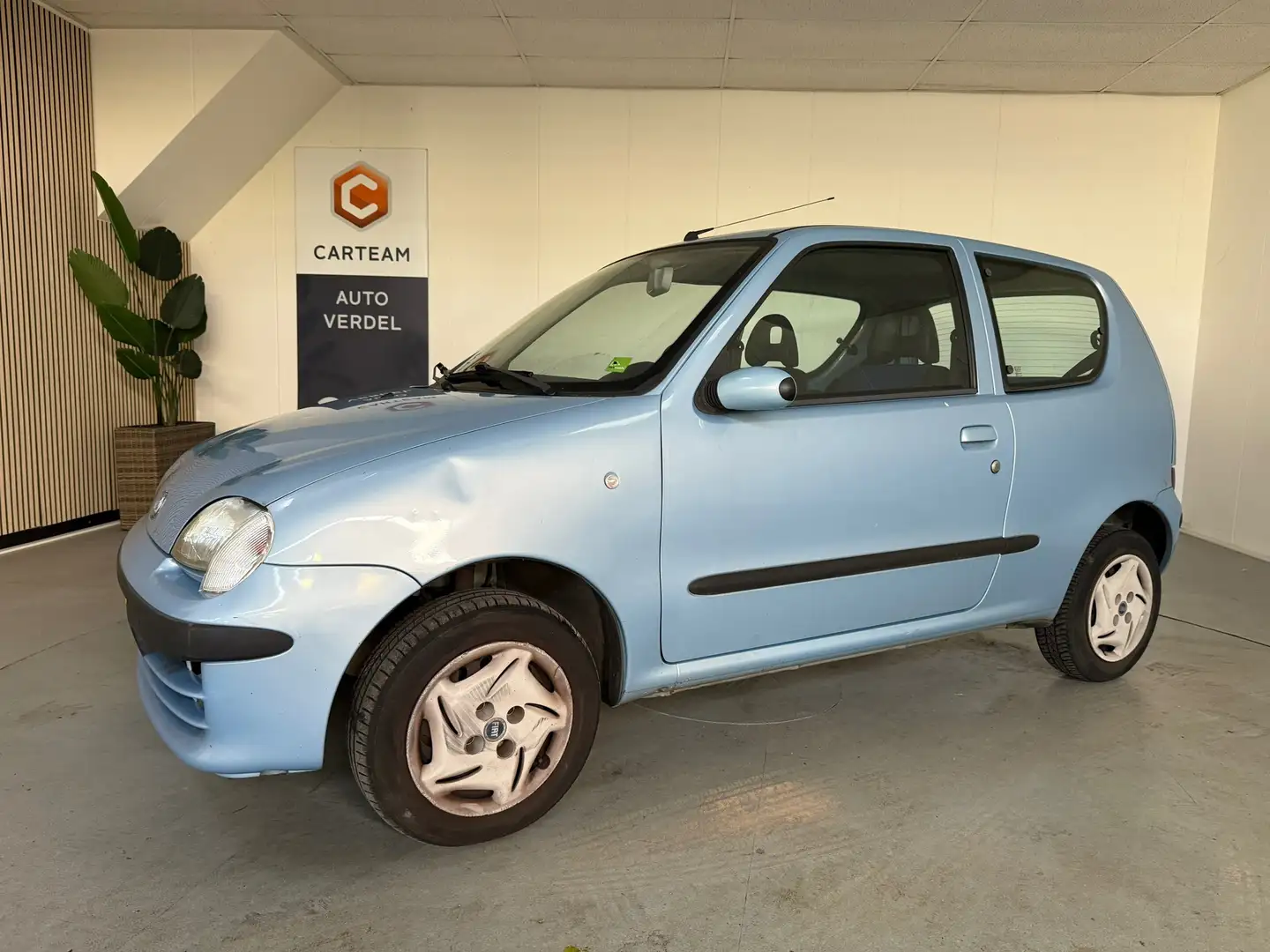 Fiat Seicento 1.1 Active Stuurbekrachtiging Blauw - 1