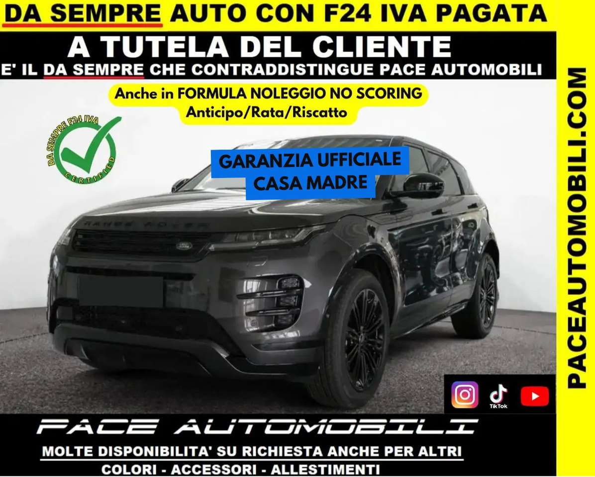 Land Rover Range Rover Evoque D200 RDYNAMIC R-DYNAMIC R DYNAMIC SE AWD BLACK ACC