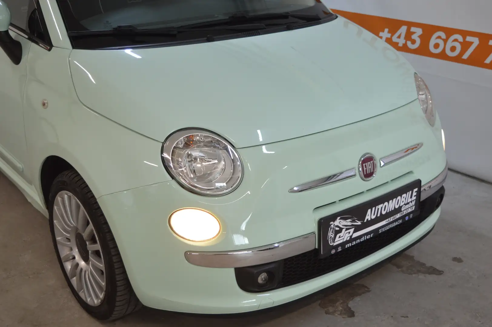 Fiat 500 1,2 **2.Besitz**Panorama**Zahnriemen neu** Grün - 2