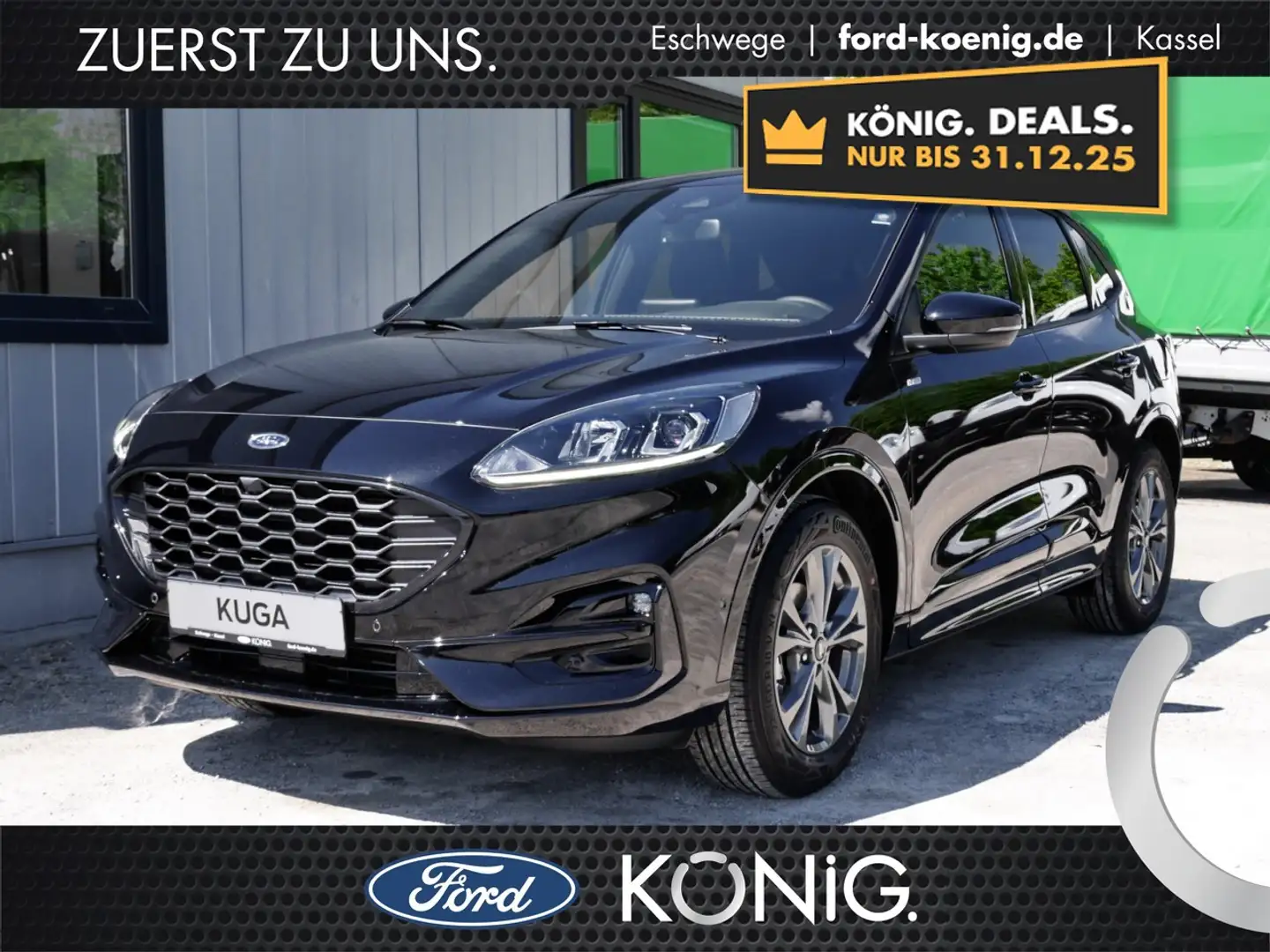 Ford Kuga ST-Line 1.5 EcoBoost ACC+ParkAssist+Navi Klima Noir - 1