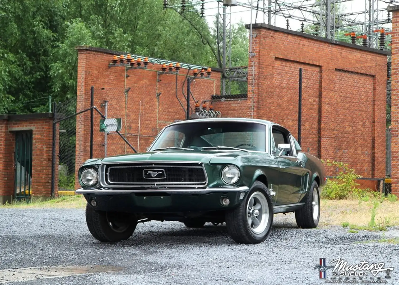 Oldtimer Ford Mustang Zielony - 1