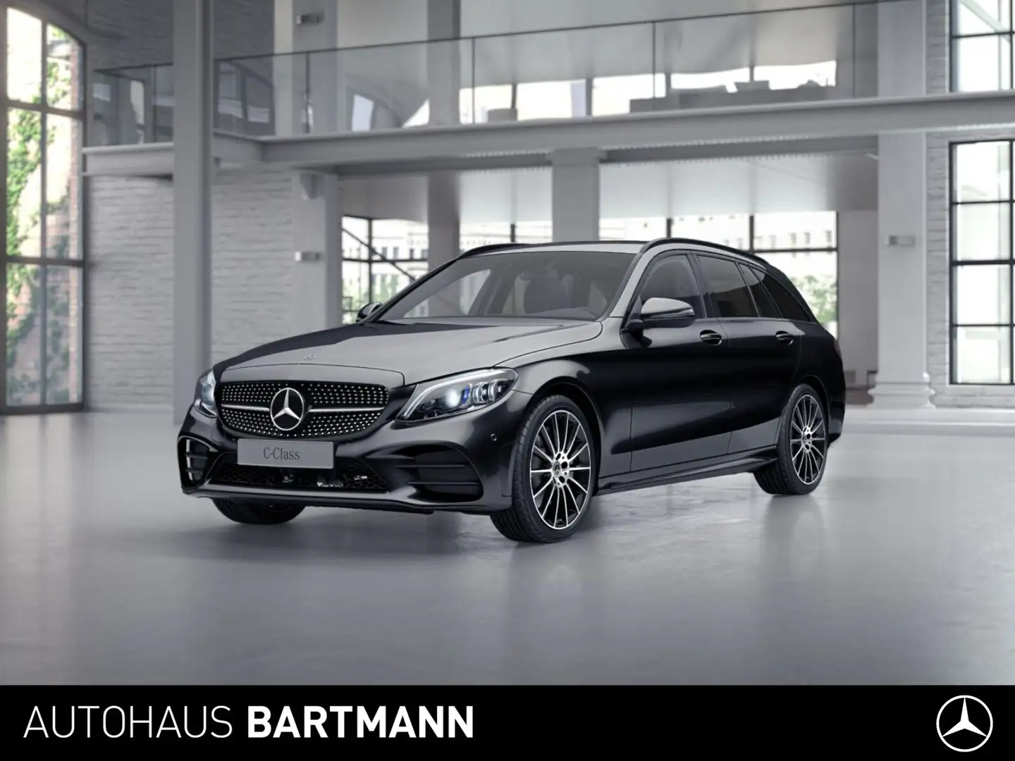 Mercedes-Benz C 300 C 300 T AMG Line (EURO 6d-TEMP) COMAND APS/Navi BC Noir - 1