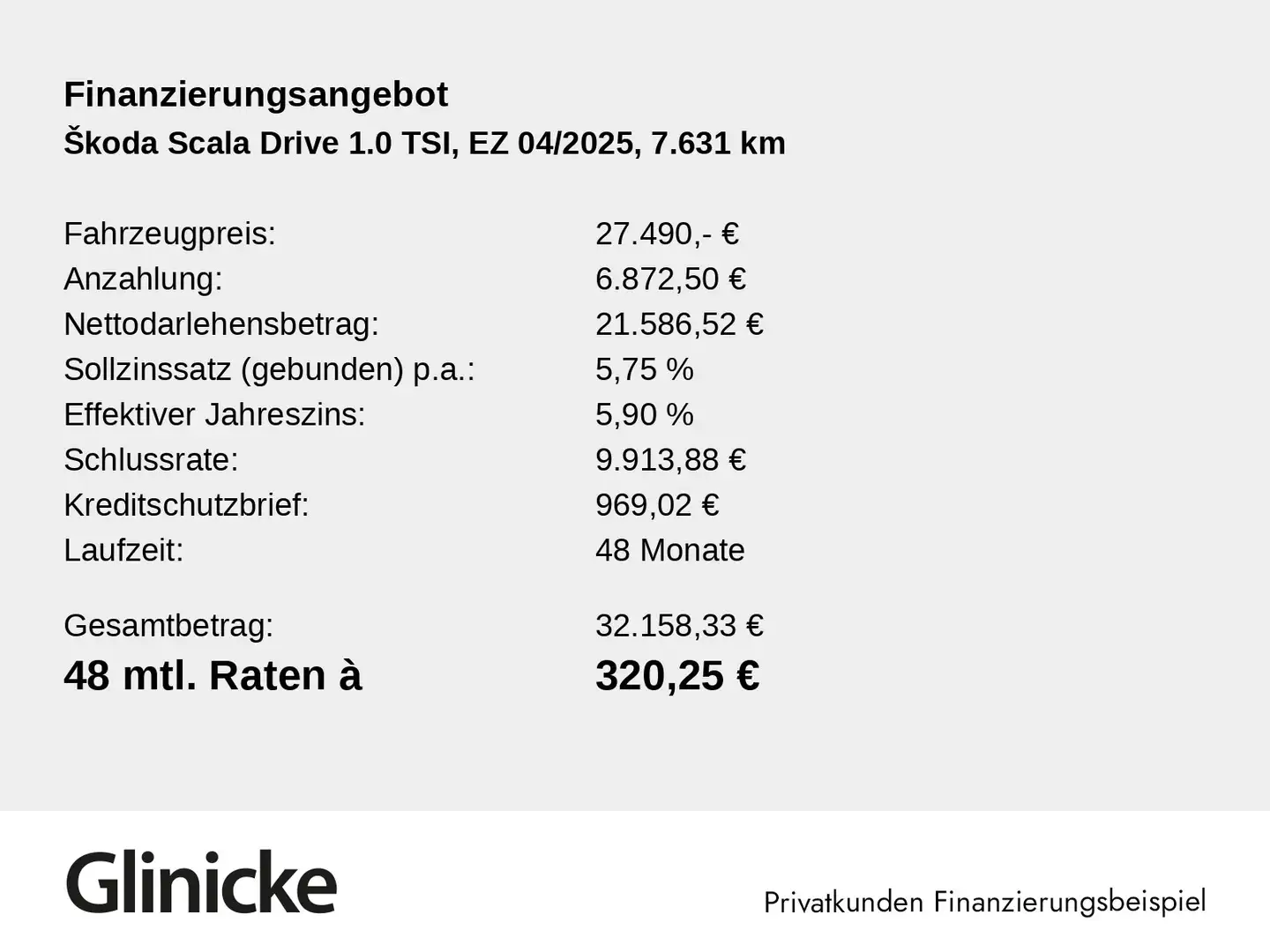 Skoda Scala 1.0 TSI Drive OPF Grau - 2