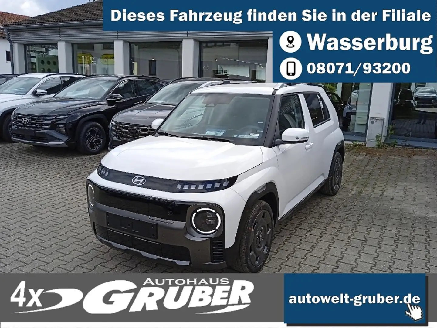 Hyundai Inster Cross 49 kWh (115 PS) +Effizienz Paket Weiß - 1