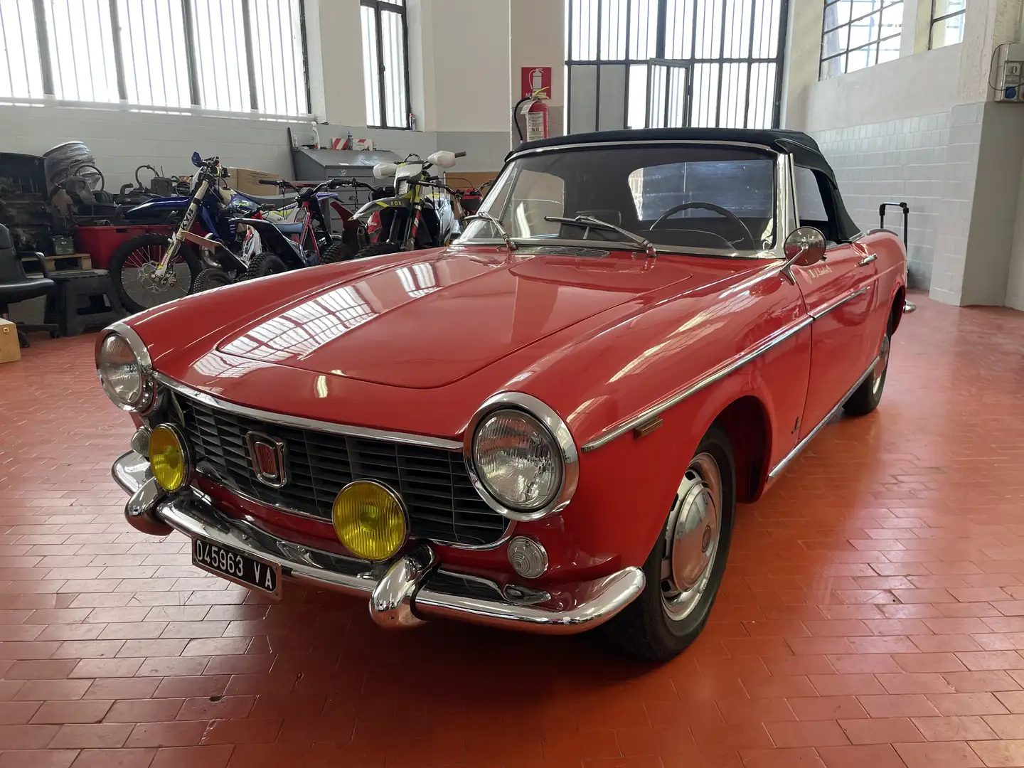 Fiat Barchetta 1500 Cabriolet ASI 1964 Rosso - 2