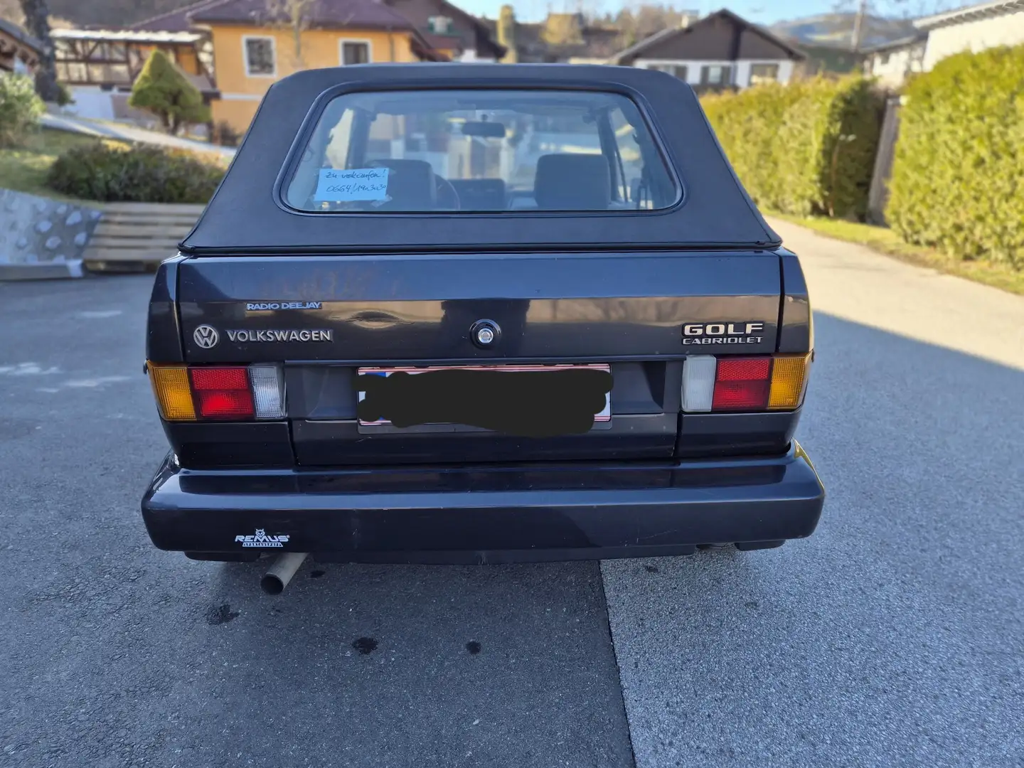 Volkswagen Golf Cabriolet Rabbit Cab. el. Verdeck Black - 2