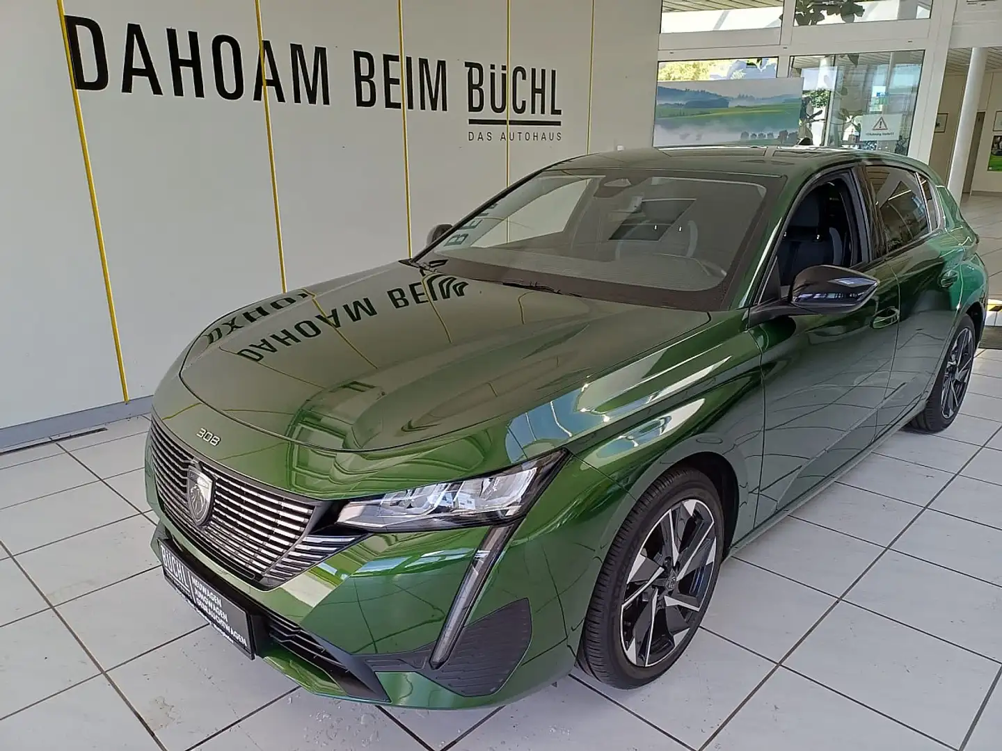 Peugeot 308 PT 130 S&S 6-Gang-Manuell Allure Pack Grün - 2