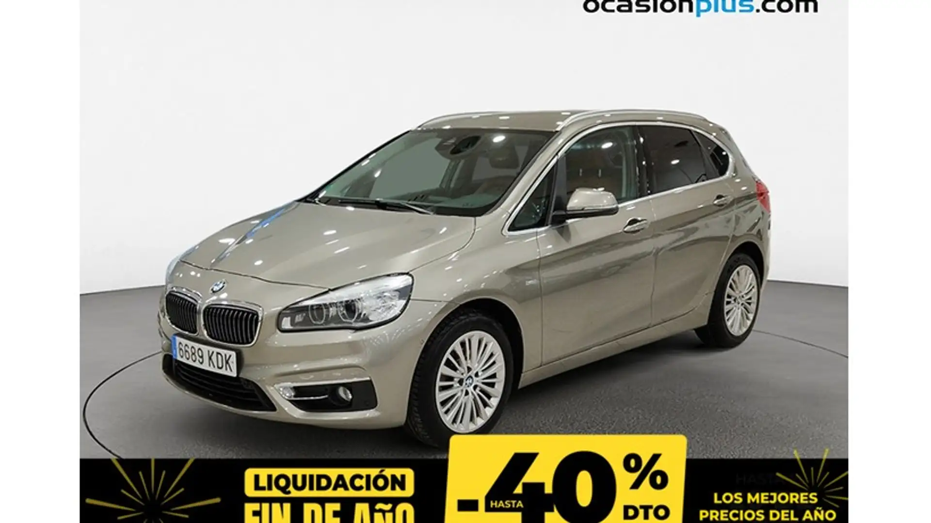 BMW 218 218dA Active Tourer Argent - 1