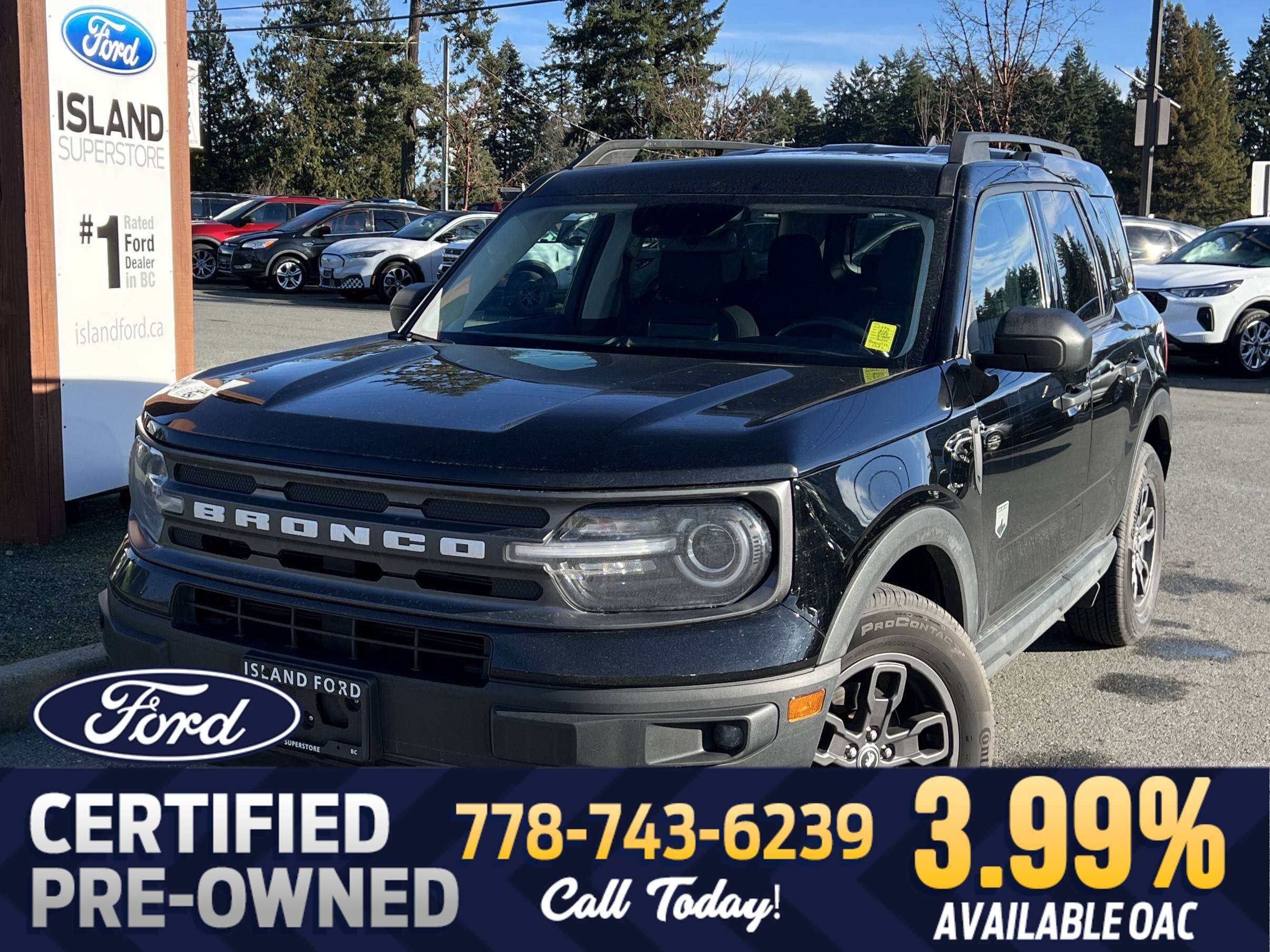 Black 2021 Ford Bronco Sport SUV / Crossover All-Wheel Drive Automatic