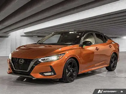 Orange 2023 Nissan Sentra Sedan Front-Wheel Drive Automatic