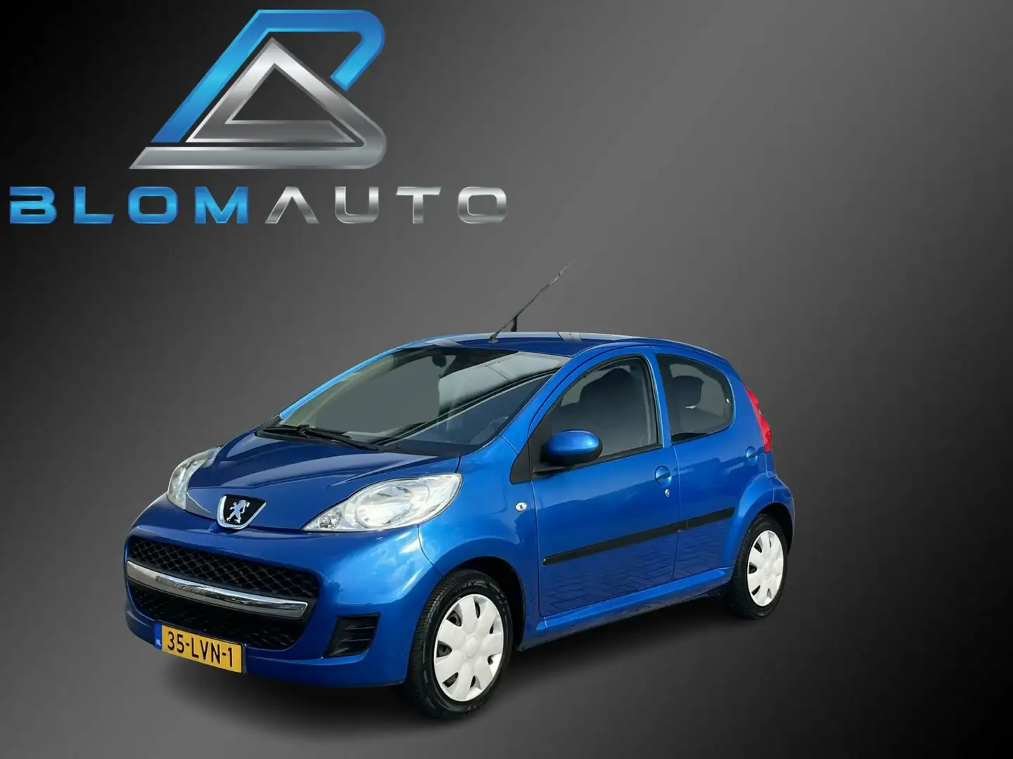 Peugeot 107 1.0-12V 5-DEURS AIRCONDITIONING+EL. RAMEN Blauw - 1