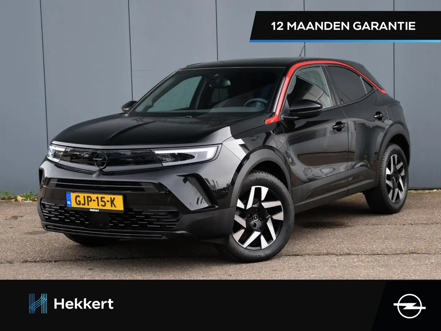 Opel Mokka GS 1.2 Turbo 100pk PDC ACHTER + CAM. | DAB | NAVI Zwart - 1