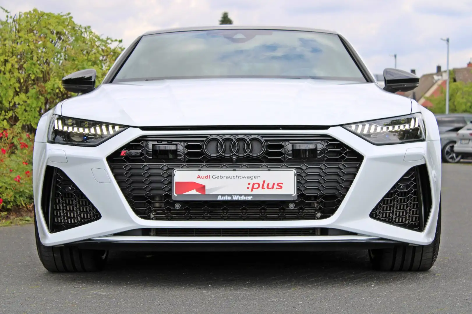 Audi RS7 BLACK PANO LASER LUFT RS SPORTABGAS B&O 280k Weiß - 2