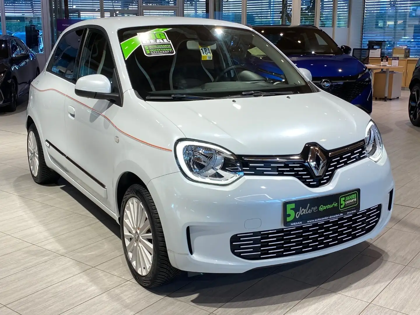 Renault Twingo Vibes Electric SHZ+Kam.+KlimaA+PDC Blanco - 2