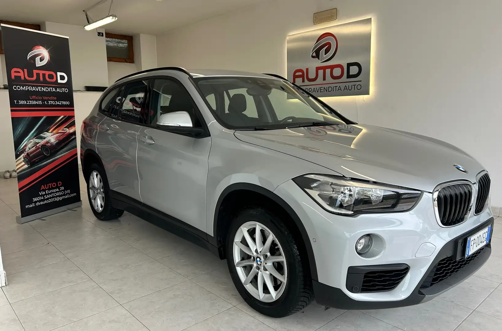 BMW X1 X1 xdrive20d Sport auto Argent - 1