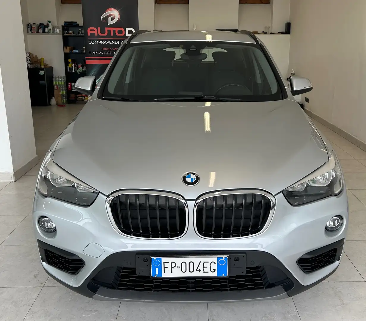 BMW X1 X1 xdrive20d Sport auto Argent - 2