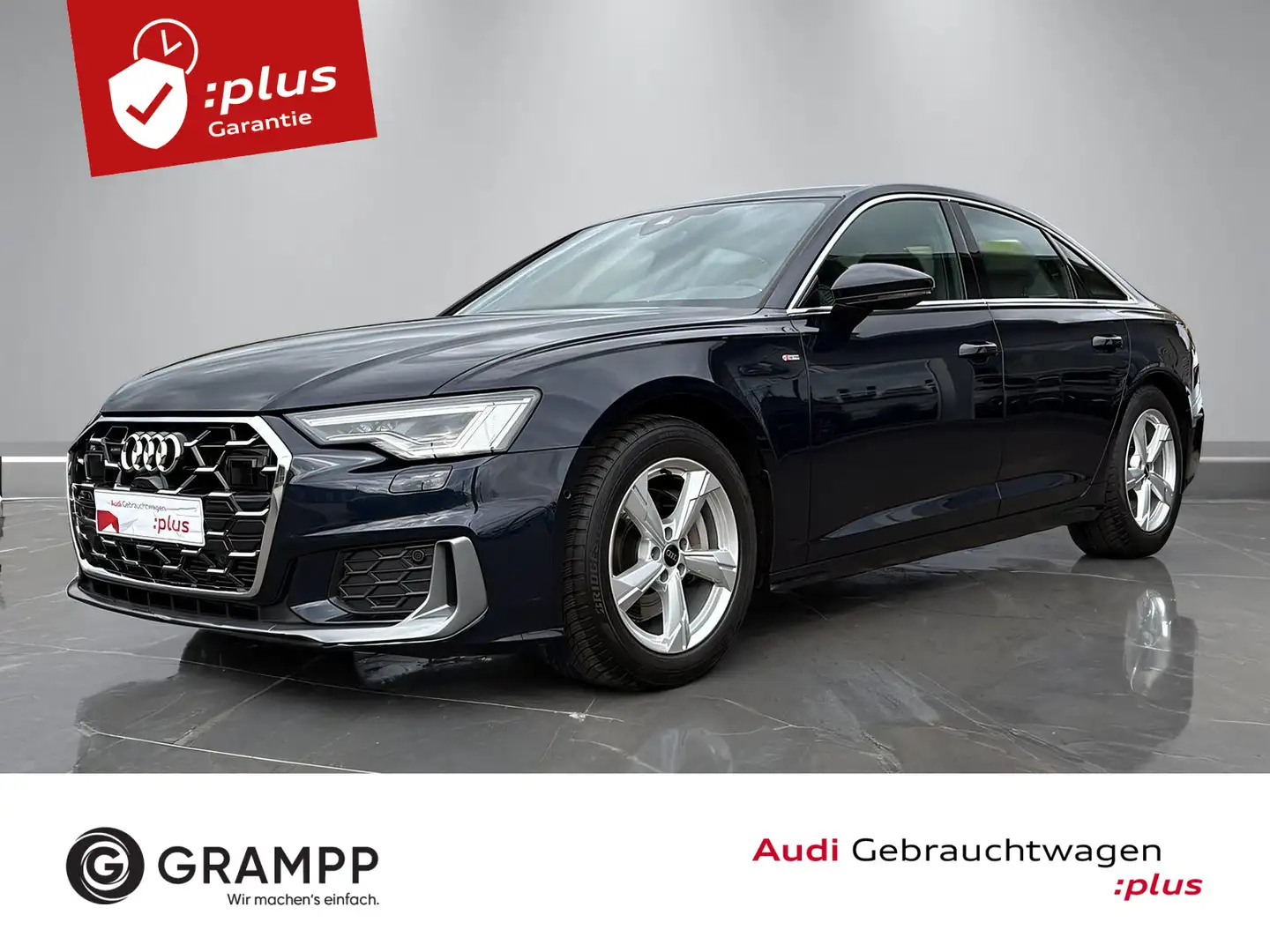 Audi A6 S line 45 TFSI quattro S-tronic + Blau - 1
