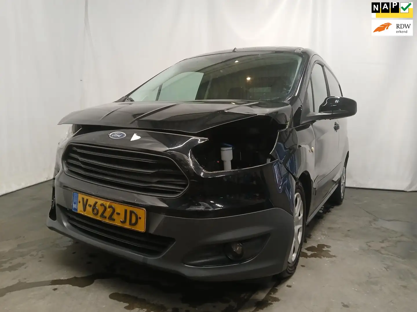 Ford Transit Courier 1.5 TDCI Trend SCHADEAUTO!! MARGE!! Zwart - 1