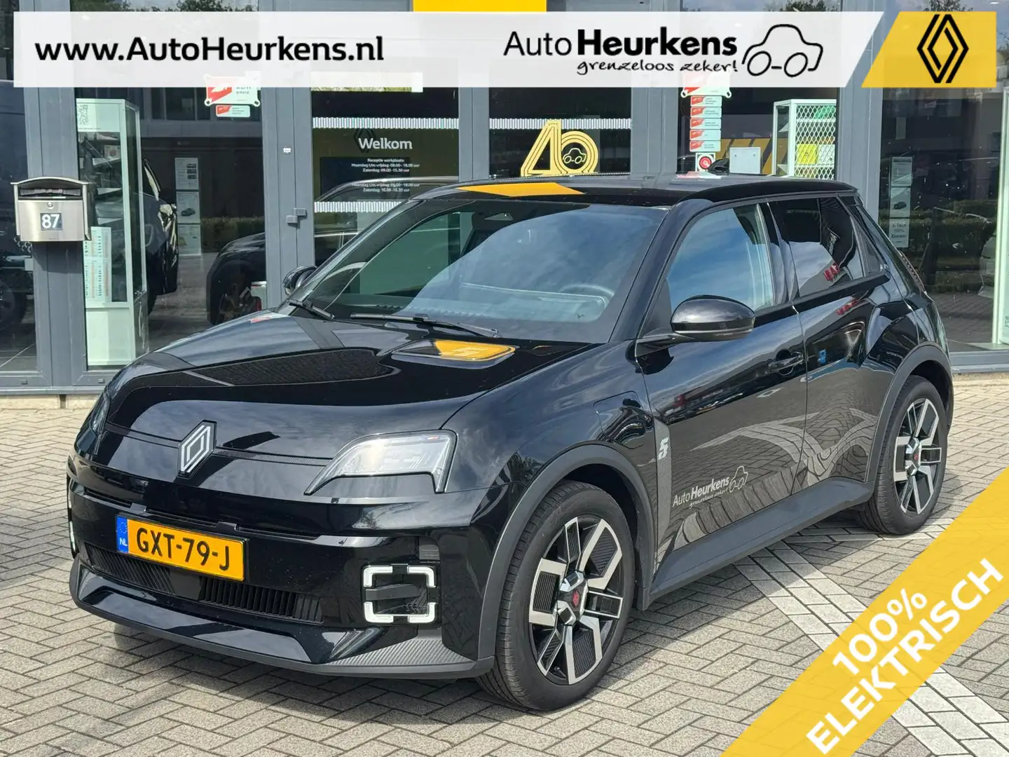 Renault R 5 comfort range techno 52 kWh | DEMO VOORDEEL | BTW Zwart - 1