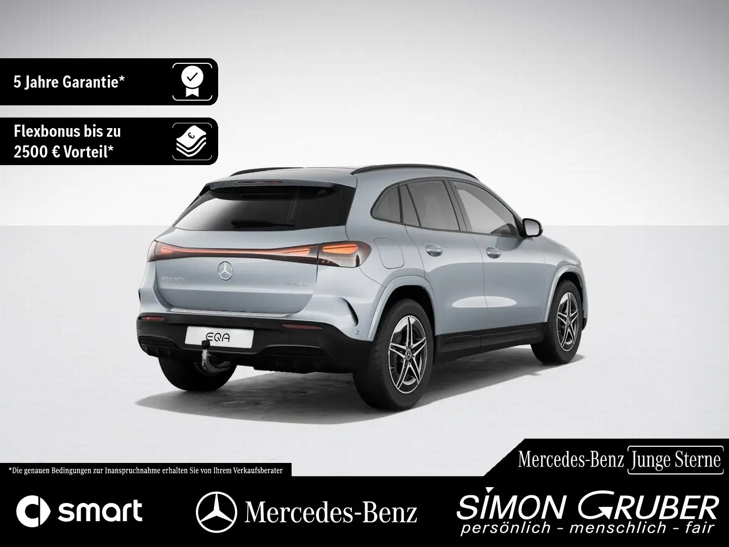 Mercedes-Benz EQA 300 4M AMG Pano Memory Kamera Ambi AHK Silber - 2