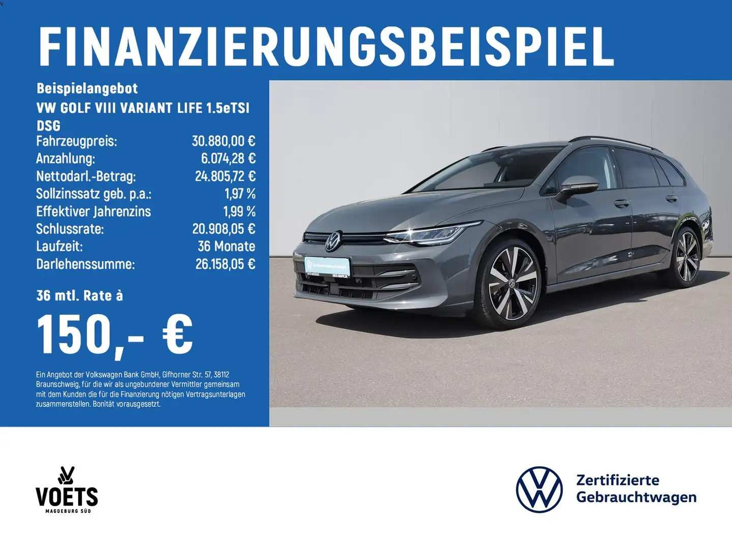 Volkswagen Golf VIII VARIANT LIFE 1.5eTSI DSG NEUES MODELL Gris - 2