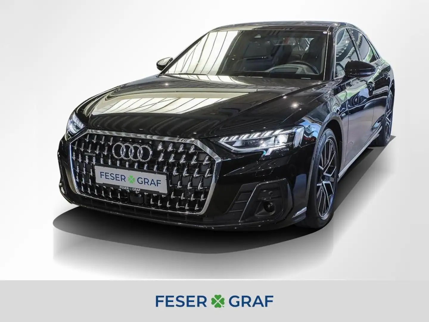 Audi A8 50 TDI qu. 360° B&O Head-Up Matrix Navi Pano Schwarz - 1