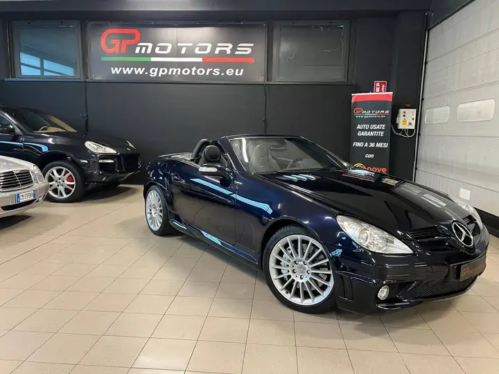 Mercedes-Benz SLK 55 AMG PERFORMANCE ! UNICA ! BLU TANZANITE/INTERNO ANTRACITE !