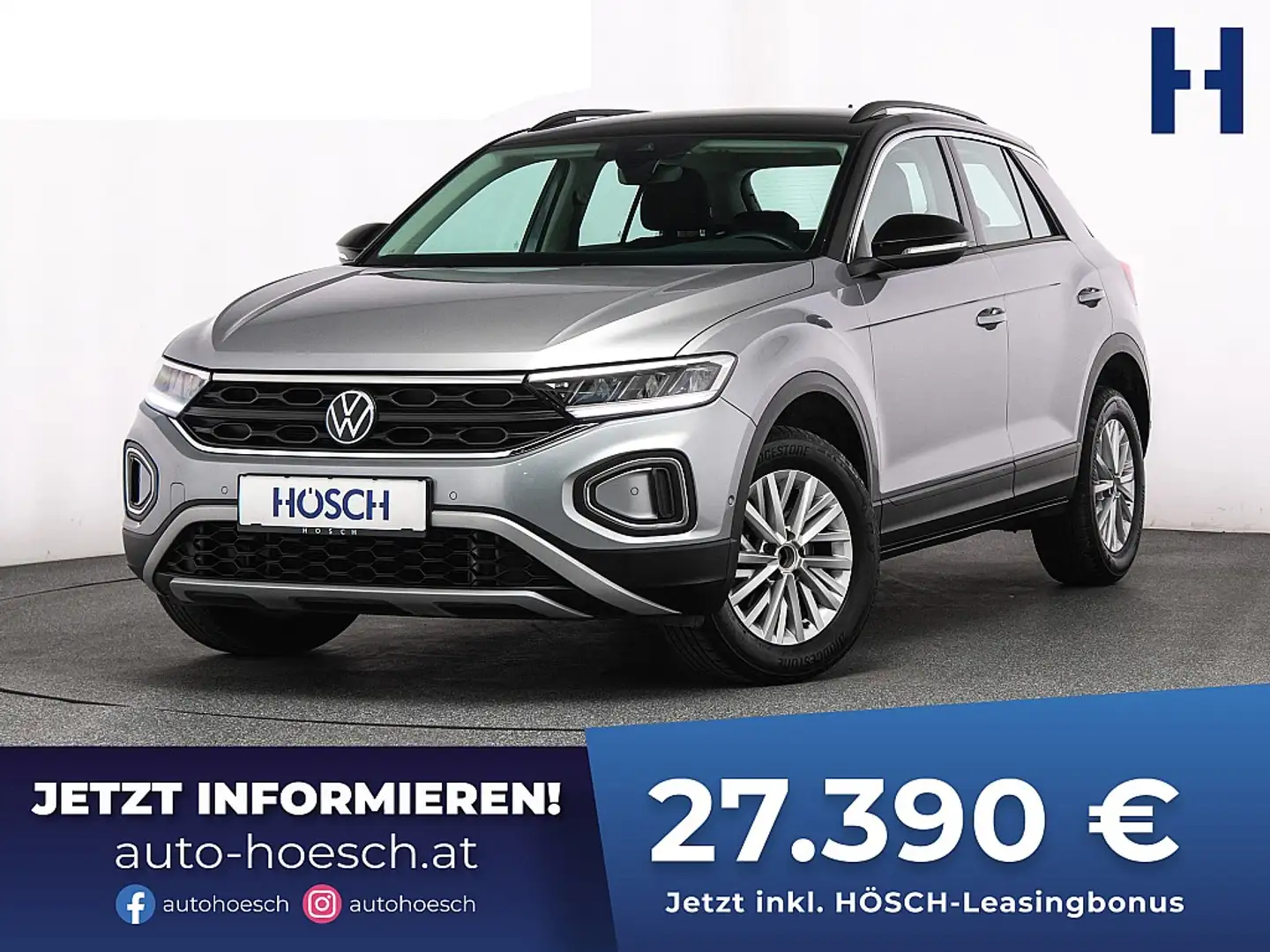 Volkswagen T-Roc TDI Life Aut. NEUWERTIG Silber - 1