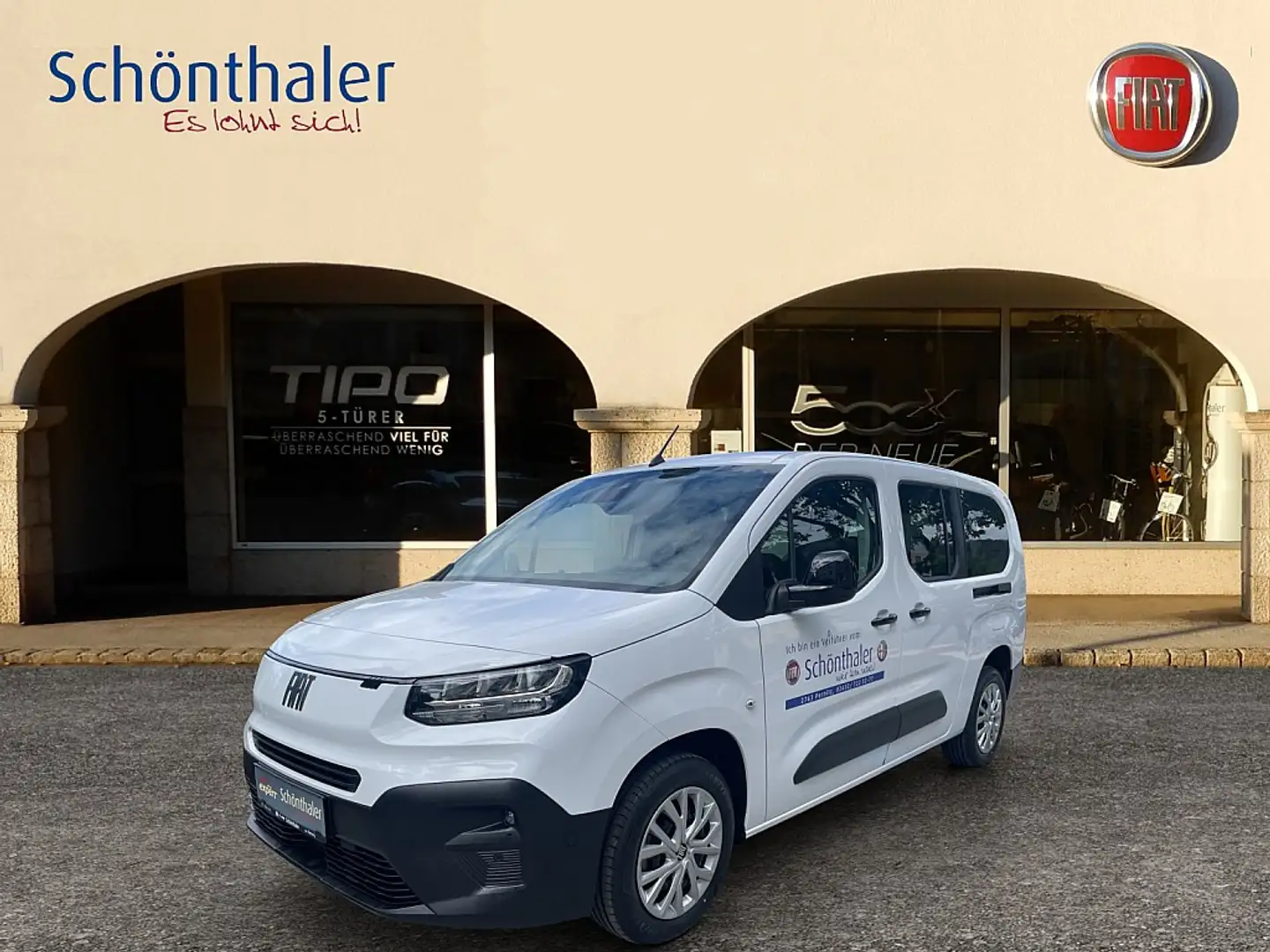 Fiat Doblo XL BlueHDi 130 S&S 6-Gang-7-Sitzer Beyaz - 1